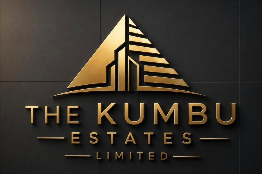 The Kumbu Estates Limited logo in brass lettering